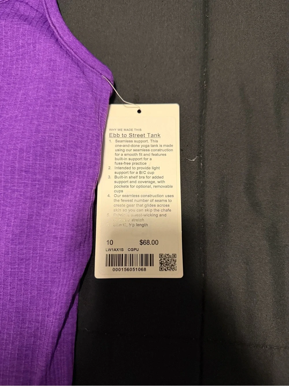 Purple Ebb to Street Women’s Lululemon Tank Top